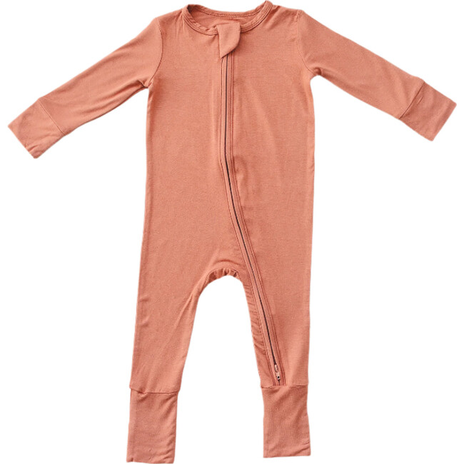 Convertible Zip Footie, Sailing Red - Footie Pajamas - 1