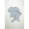 Two-Piece Pajamas Set, Fog Grey - Pajamas - 3