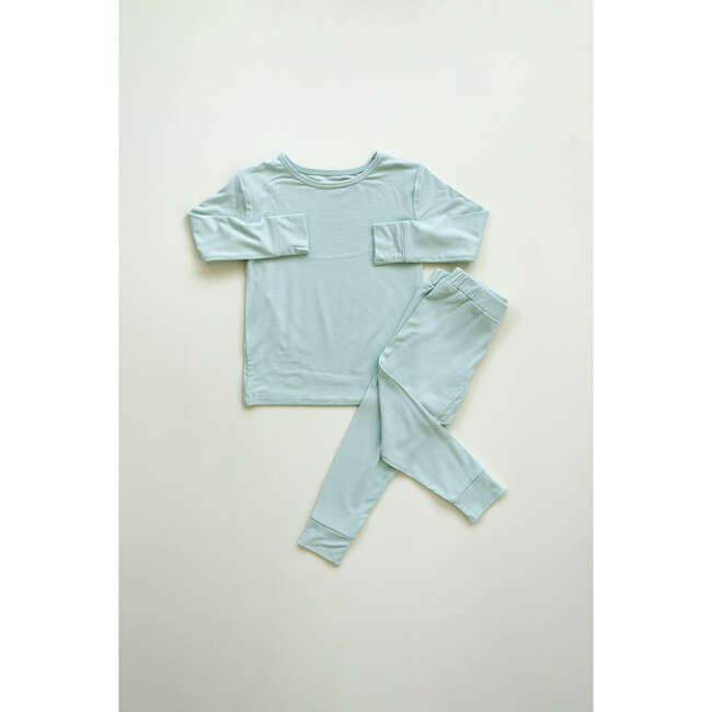 Two-Piece Pajamas Set, Coastal Sage - Pajamas - 3