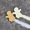 TWEE She Should Run Gingerbread Women Handmade Sidewalk Chalk, Yellow - Arts & Crafts - 2