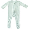 Zip Footie, Coastal Sage - Footie Pajamas - 1 - thumbnail