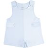 Striped Overalls, Light Blue - Rompers - 1 - thumbnail