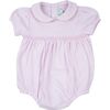 Smocked Bubble Romper, Pink - Rompers - 1 - thumbnail