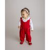 Long Overalls, Red - Rompers - 2