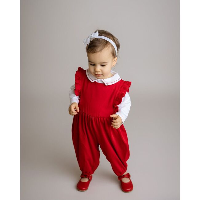 Girls Longall, Red - Onesies - 2