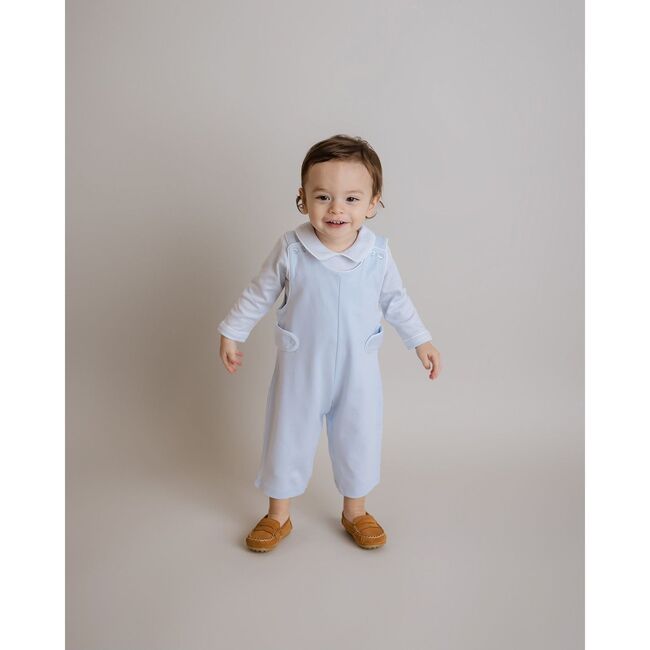 Long Overalls, Light Blue - Rompers - 2