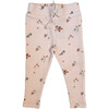 Organic Cotton Waffle Legging, Birds - Leggings - 1 - thumbnail