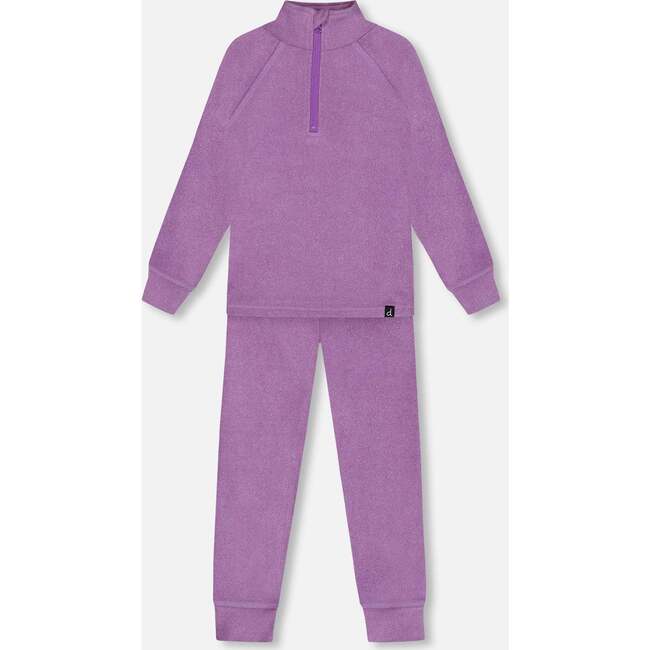 Two Piece Thermal Underwear Set, Purple