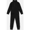 Two Piece Thermal Underwear Set, Black - Loungewear - 1 - thumbnail