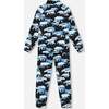 Two Piece Thermal Underwear Set, Black Printed Polar Bears - Loungewear - 3