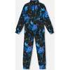 Two Piece Thermal Underwear, Black Printed Storm - Loungewear - 1 - thumbnail