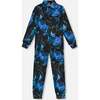 Two Piece Thermal Underwear, Black Printed Storm - Loungewear - 5