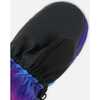 Technical Mittens, Printed Purple Aurora Borealis - Gloves - 3