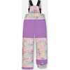 Two Piece Snowsuit, Lilac Printed Hearts - Snowsuits - 5