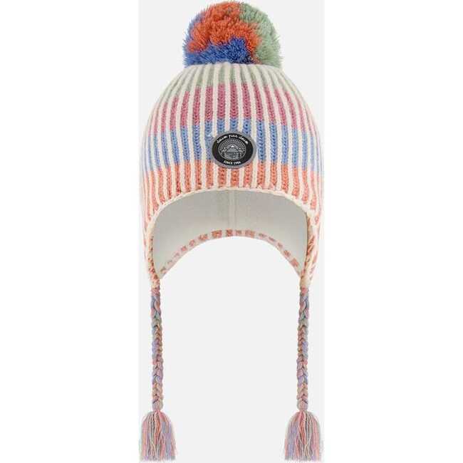 Peruvian Knit Hat, Pastel Multicolor