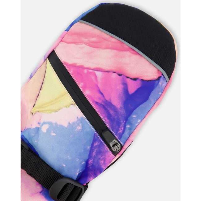 Technical Mittens, Printed Multicolor - Gloves - 2