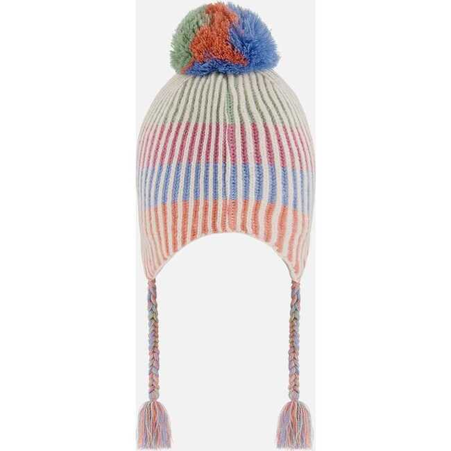 Peruvian Knit Hat, Pastel Multicolor - Hats - 2