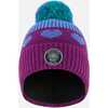 Pompom Knit Hat, Gradient Mauve - Hats - 1 - thumbnail