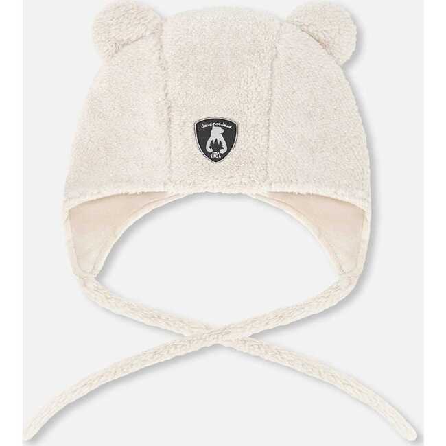 Sherpa Baby Hat, Offwhite - Hats - 1