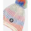 Peruvian Knit Hat, Pastel Multicolor - Hats - 3