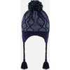 Peruvian Knit Hat, Heather Blue - Hats - 2