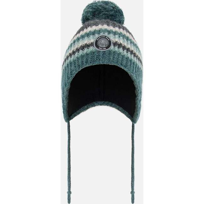 Peruvian Knit Hat, Gradient Green