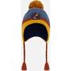 Peruvian Knit Hat, Gradient Navy And Yellow - Hats - 1 - thumbnail