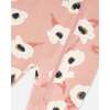 One Piece Thermal Underwear, Pink Printed Off White Flowers - Loungewear - 3