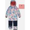 One Piece Snowsuit, Printed Pastel Watercolor - Snowsuits - 1 - thumbnail