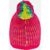 Knit Hat, Pink And Multicolor - Hats - 3