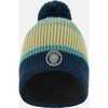 Knit Hat, Blue, Green And Gray - Hats - 1 - thumbnail