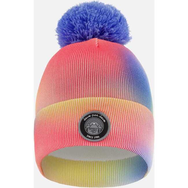 Cable Knit Hat, Watercolor Multicolor