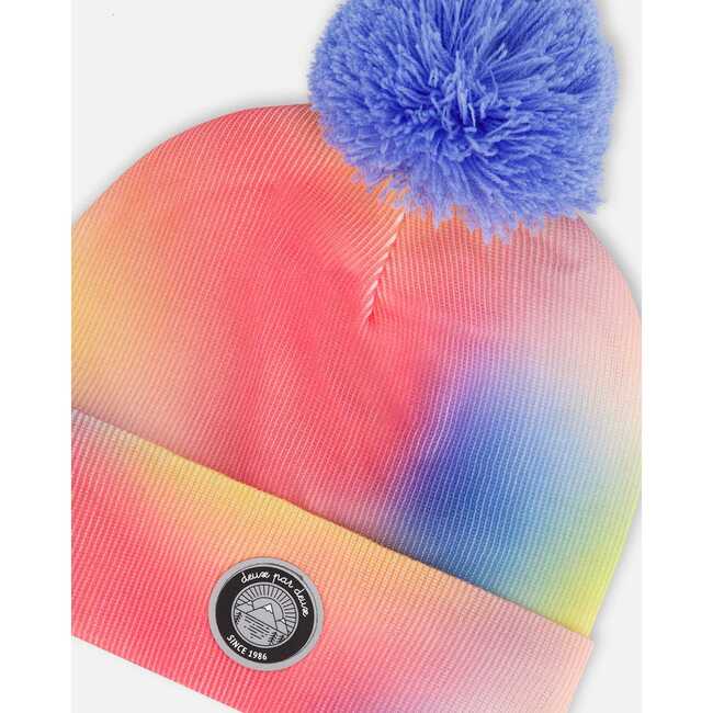 Cable Knit Hat, Watercolor Multicolor - Hats - 3