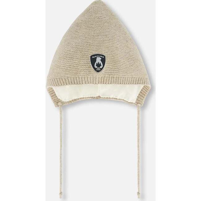 Baby Sherpa Blanket, Beige - Hats - 1