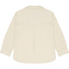 Women's Tribeca V-Neck Pocket Shirt, Vanilla Cream - Shirts - 2