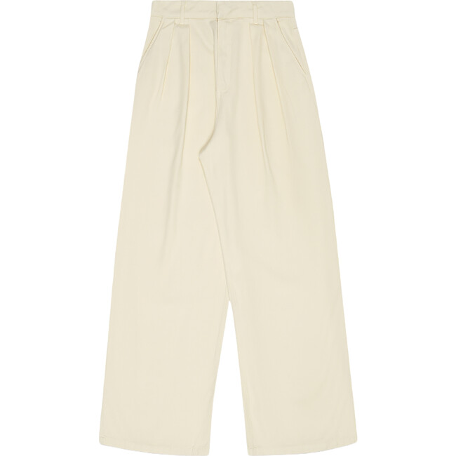 Women's Tribeca Patch Pocket Long Pants, Vanilla Cream