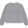 Women's Space Round Neck Long Sleeve Sweater, Mist Melange - Sweaters - 2