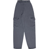 Women's Soho Elastic Waistband Cargo Pants, Mist Denim - Pants - 1 - thumbnail