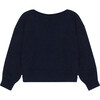 Women's Regina V-Neck Dropped Sleeve Jumper, Midnight Navy - Sweaters - 2