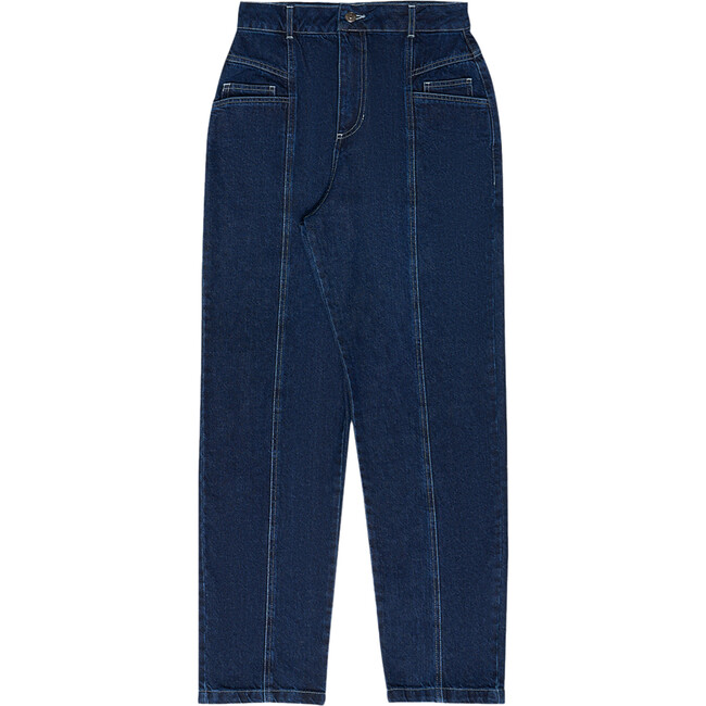 Women's Marais Patch Pocket Pants, Midnight Blue Denim