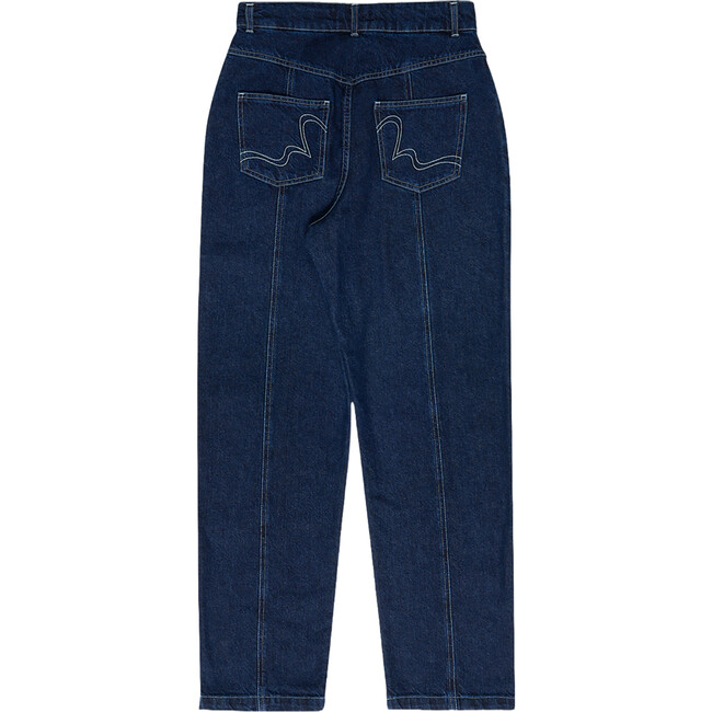 Women's Marais Patch Pocket Pants, Midnight Blue Denim - Pants - 2