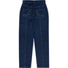 Women's Marais Patch Pocket Pants, Midnight Blue Denim - Pants - 2