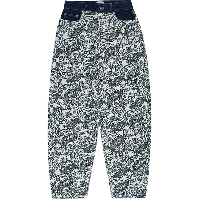 Women's Jaipur Loose Fit Pocket Pants, Majestic Paisley