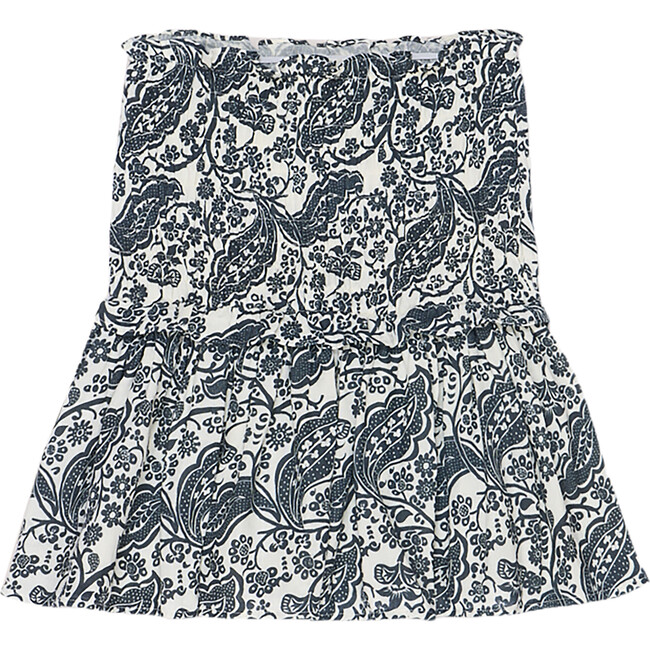 Women's Jaipur Long Ruffle Skirt, Majestic Paisley