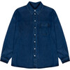 Women's Gothenburg Snap Button Shirt, Midnight Blue Denim - Shirts - 1 - thumbnail