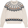 Women's Davos Raglan Sleeve Jumper, Vanilla Cream - Sweaters - 1 - thumbnail