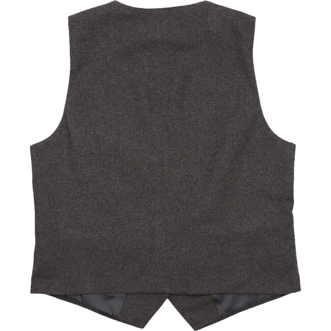 Women's Brooklyn Flap Pocket Waistcoat, Graphite Mist - Vests - 2