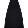 Women's Boston Elastic Waistband Midi Skirt, Black - Skirts - 1 - thumbnail