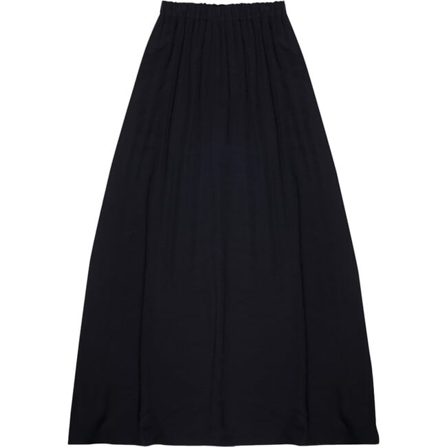 Women's Boston Elastic Waistband Midi Skirt, Black - Skirts - 2