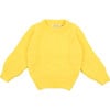 Tampere Ribbed Round Neck Jumper, Harvest Gold - Sweaters - 1 - thumbnail